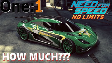 Need For Speed No Limits - Koenigsegg One : 1 - Blue Prints