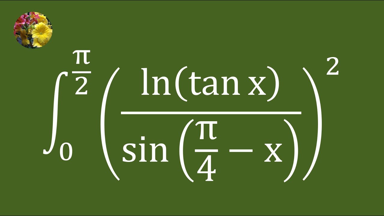 Evaluating the definite integral using infinite series (Mis-3258)