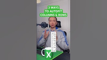3 ways to autofit columns & rows in Excel #excel #microsoftexcel #exceltips #exceltricks #corporate