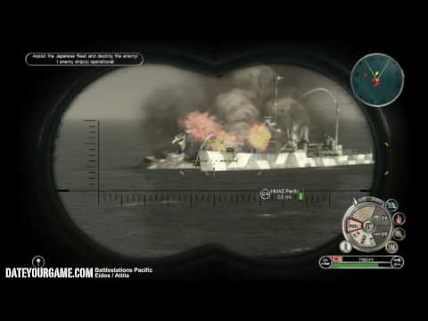 Battlestations Pacific Walkthrough 3 Battle of Java Sea Gameplay HD