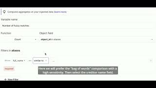 Creating fuzzy matching agregates in Marble