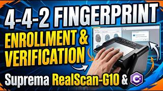 4-4-2 Fingerprint Enrollment and Verification using Suprema RealScan-G10 and C#