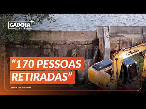SÃO MARCOS DAM: structure remains at RISK OF COLLAPSE; Corsan teams evaluate | Gaúcha+