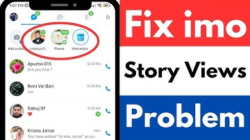 How To Fix Imo Story Views Problem