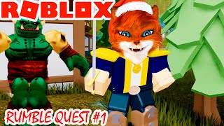 НУБ В RUMBLE QUEST РОБЛОКС | рамбл квест Roblox| роблоксер Кошка Лиса