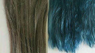 ازالة  الرنساج او صبغة الشعر الزرقاء، الخضراء البنفسجية او الوردية من الشعر بدقيقة فقط في المنزل