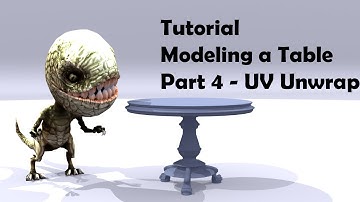 Tutorial –Modeling a Table Part 4 – UV Unwrap