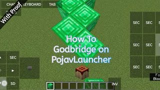 How To Godbridge On PojavLauncher! | Tutorial