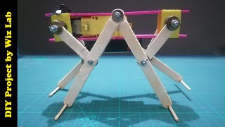 How to make a Walking Robot with DC Gear Motor | DIY DC Motor Project Idea | DIY Project by Wiz Lab