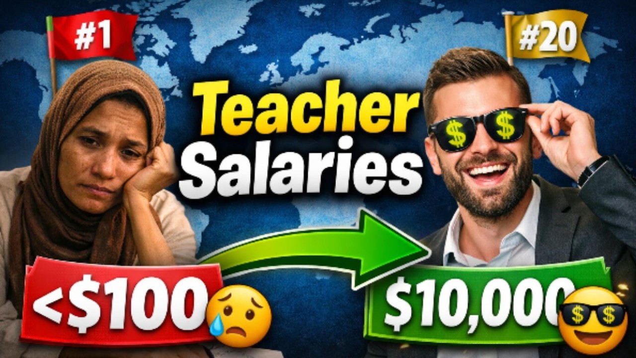Teacher Salaries Around the World (Lowest to Highest) - YouTube