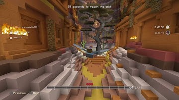 Minecraft PS4 edition - GLIDE MINIGAME {No Commentary}