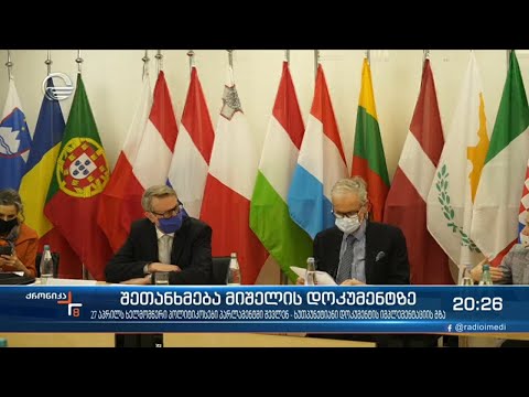 მიშელის დოკუმენტის გზა პარლამენტში