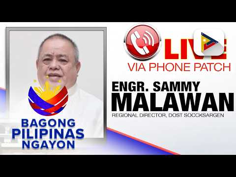 Panayam kay DOST SOCCSKSARGEN Regional Director, Engr. Sammy Malawan ukol sa mga...