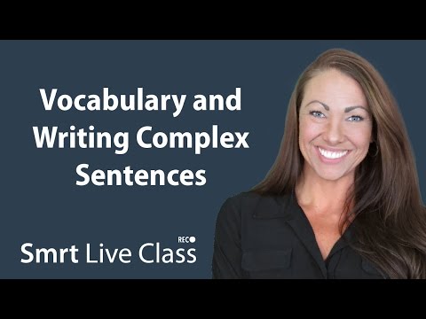 Vocabulary And Writing Complex Sentences  - Pre-Intermediate English With Abby #45