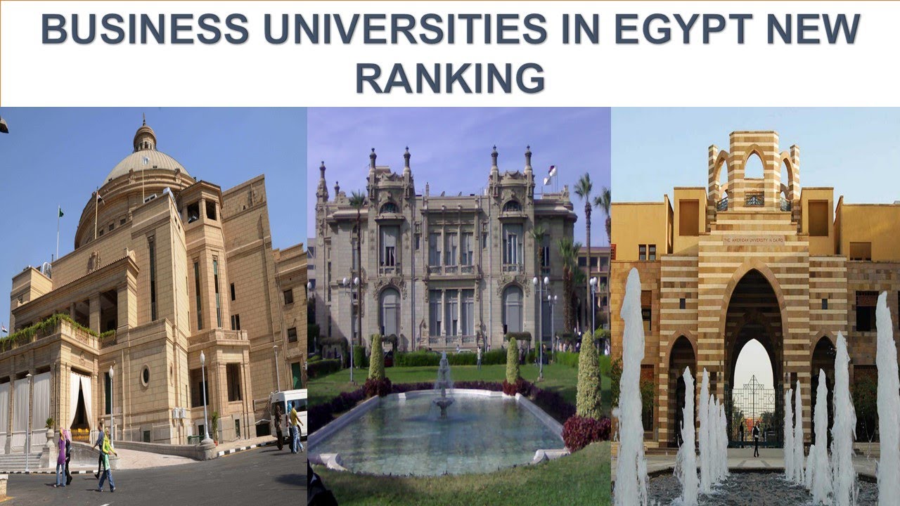 BUSINESS UNIVERSITIES IN EGYPT NEW RANKING