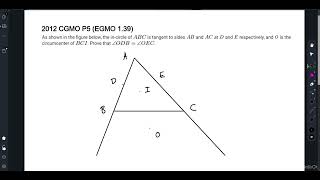 2012 CGMO Problem #5