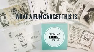 Phomemo Thermal Printer Review - Ephemera At Your Fingertips!!!