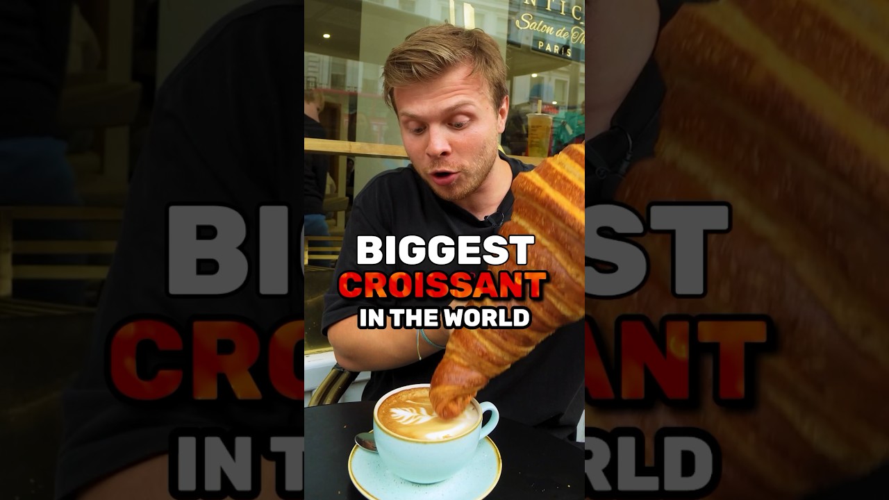 The secret of the biggest croissant in the world 🥐 #shorts