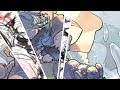 illustration making けぶる雪