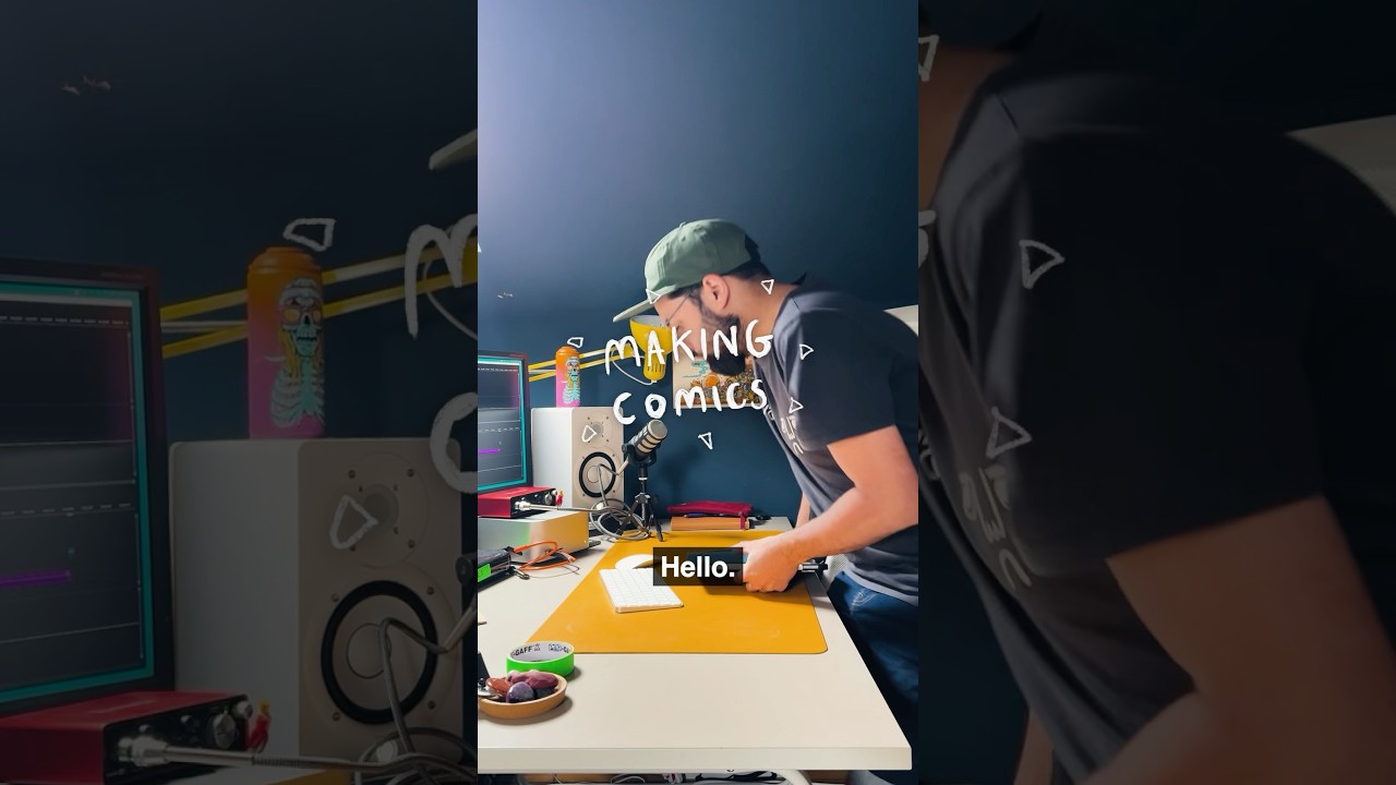 Drawing a comic in Procreate 