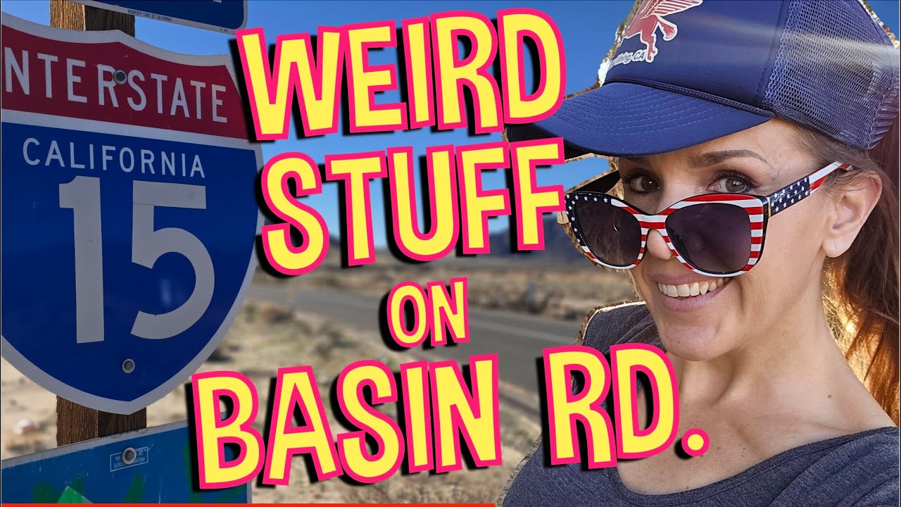 Странные вещи возле съезда с трассы I-15 на Бейсин-роуд между Лос-Анджелесом и Вегасом.