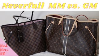 Louis Vuitton Neverfull MM vs. GM | Which Should You Get? | Reviews \& Comparisons | modmom md