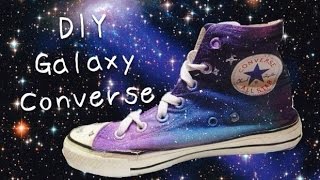 acrylic paint on converse