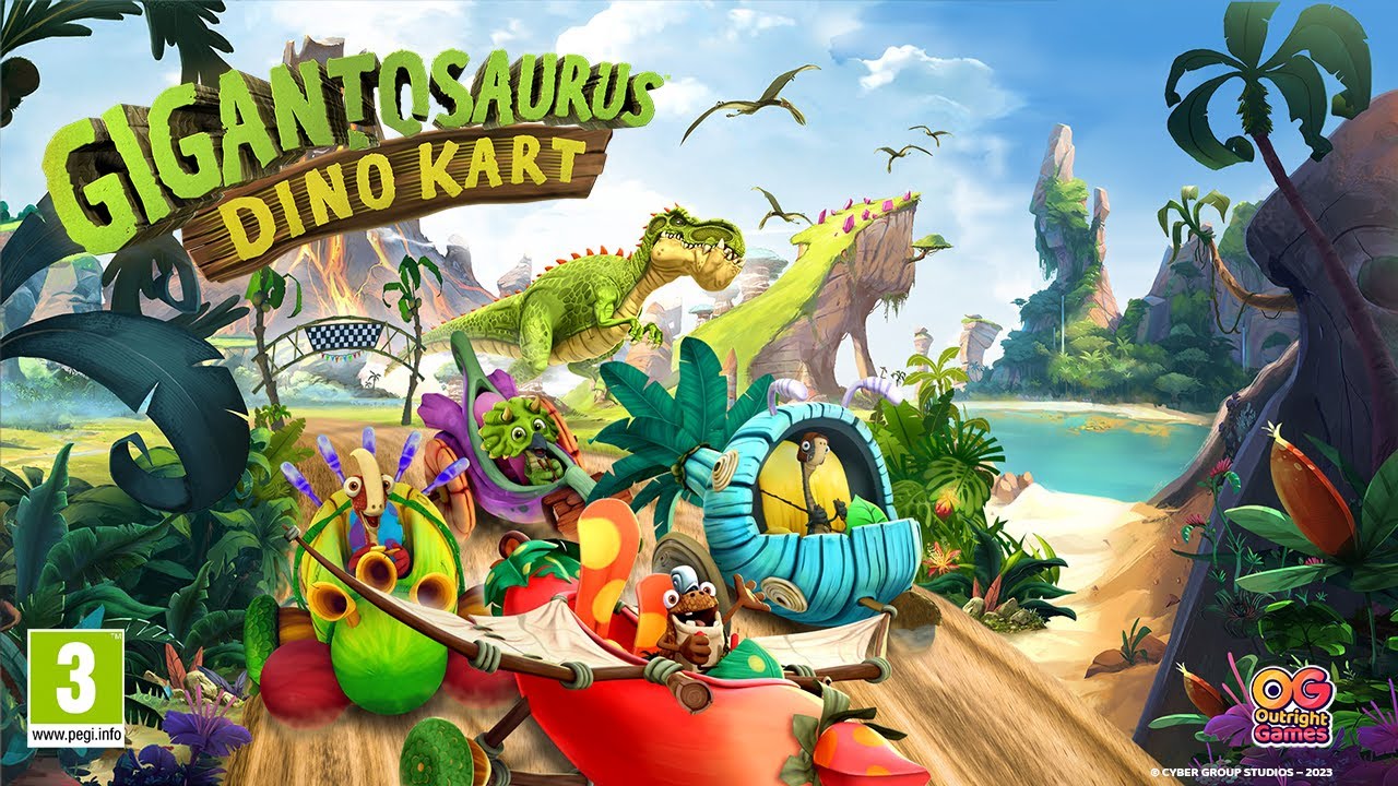 Gigantosaurus: Dino Kart - Kids Videogame - Outright Games