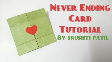 Never Ending Card/Endless Card Tutorial by Srushti Patil
