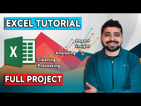 Full Project in Excel with Interactive Dashboard | Excel Tutorial for Beginners