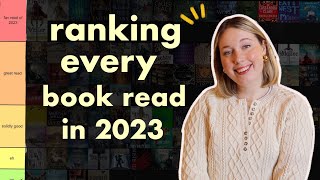 Tier Ranking Every Book I Read in 2023! (90 total reads📚😳)