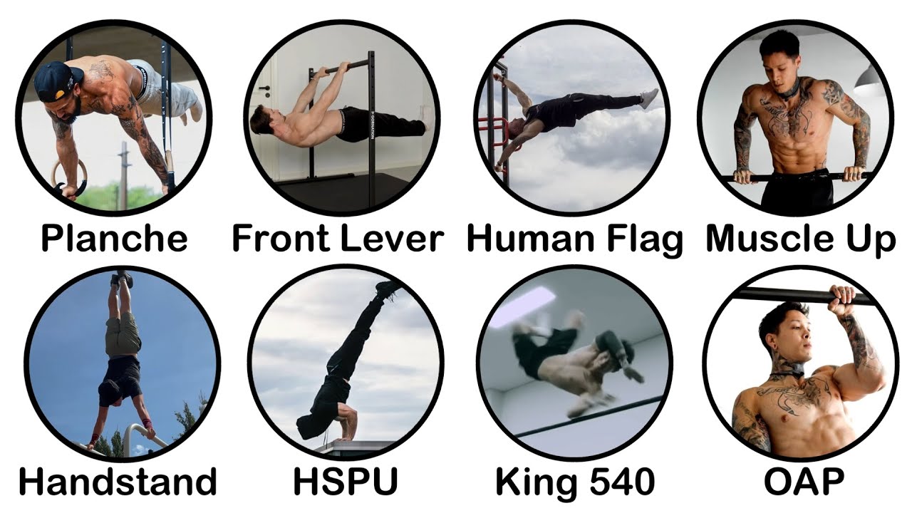 Все навыки калистеники объясняются за 8 минут