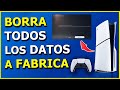 Cómo Restablecer tu PS5 a Valores de Fábrica 🔄 Borra Todos tus Datos Antes de Venderla 🔒