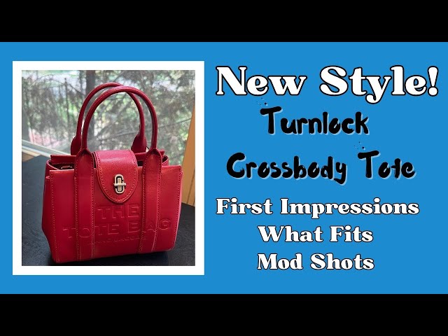 バッグ MARC JACOBS leather turn lock band bag Unboxing Marc Jacobs Turnlock Crossbody Tote Bag! (First