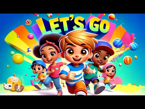 ★ LET'S GO Family Nursery Rhyme ★ Sing and Dance Songs For Children by ANIMALSKETCH ★