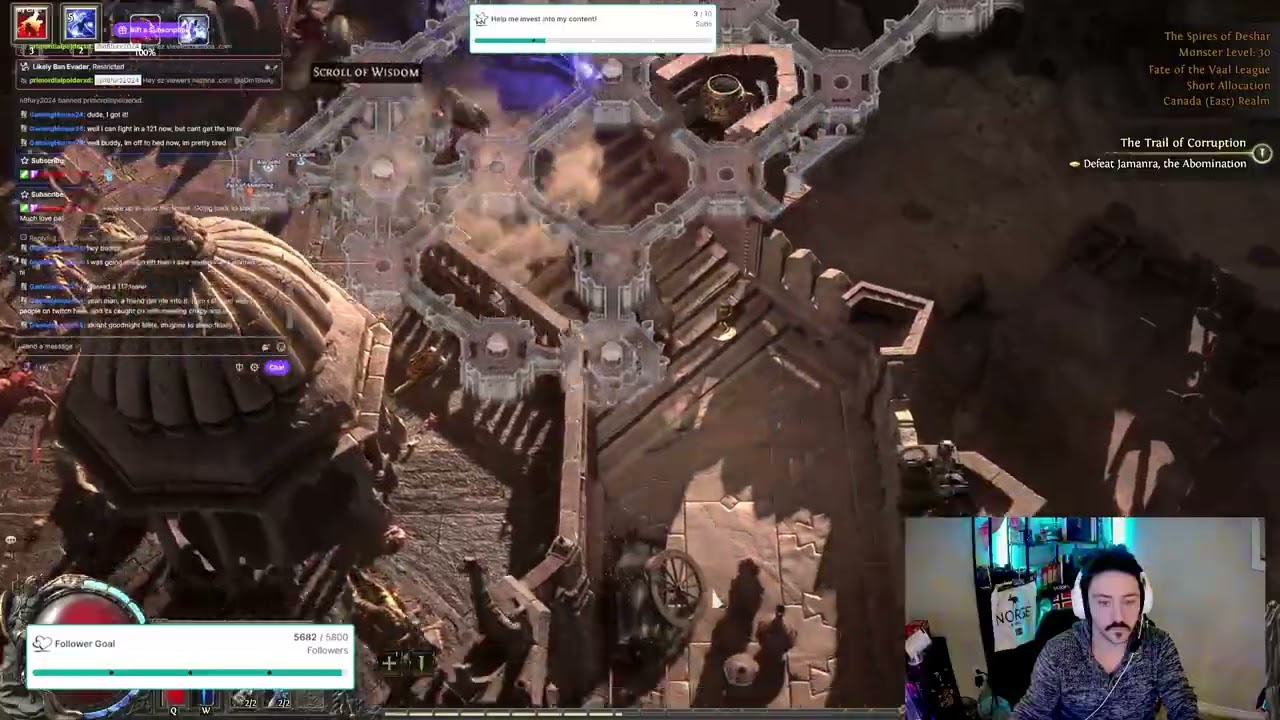 (DROPS) POE2 New Player DRUID!!! Push To 10!! SUBS (Part 14/18)