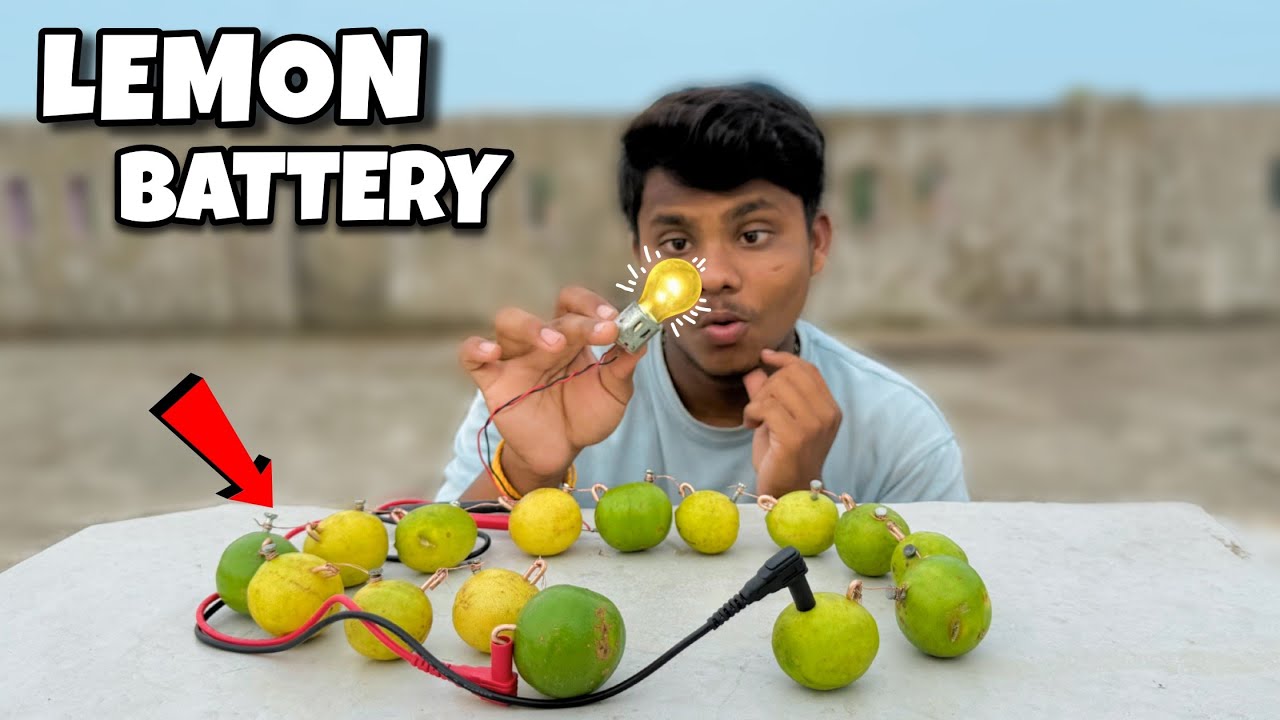 हमने निंबु से बानाई बिजली ⚡ l We make a Leamon Battery l Will it Work ?