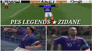 PES LEGENDS - ZIDANE - FRANÇA - WINNING ELEVEN 3 ao PES 6