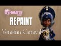 Repaint: Venetian Carnival Elaborate Masked Costume Monster High Art Doll