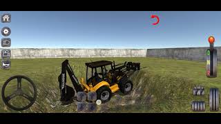 JCB gaming video excavator simulator game loder and bucket Power full jcb game