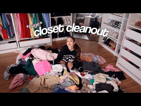 HUGE Closet Clean Out *2024* - YouTube