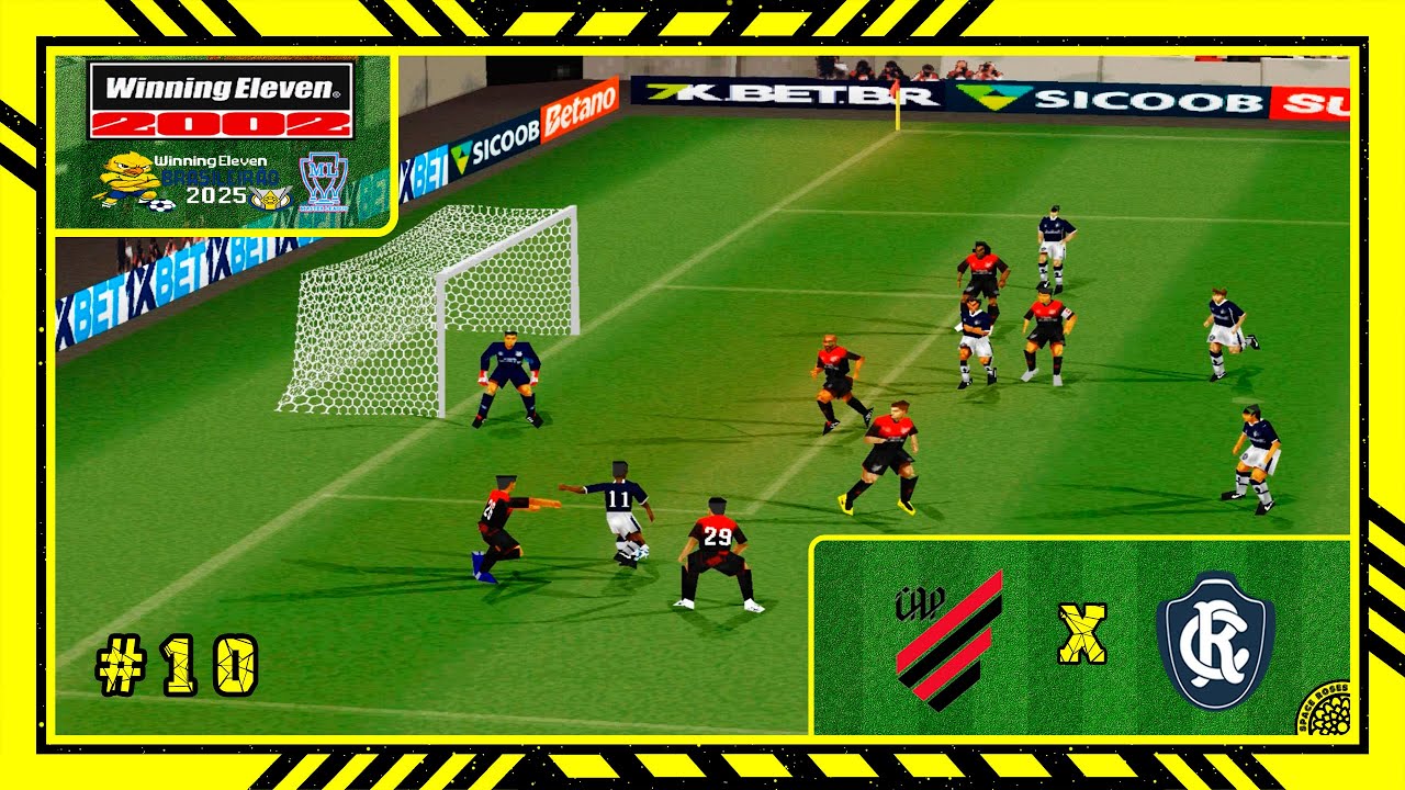 Winning Eleven 2002: Brasileirão 2025 (PS1) ML #10 Athletico-PR x Remo | Rodada 10 | Divisão 2