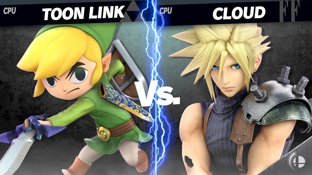 1-on-1: Toon Link vs. Cloud - YouTube