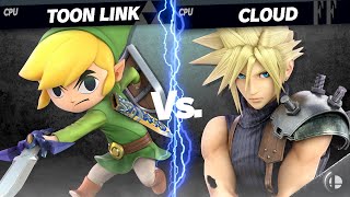 1-on-1: Toon Link vs. Cloud