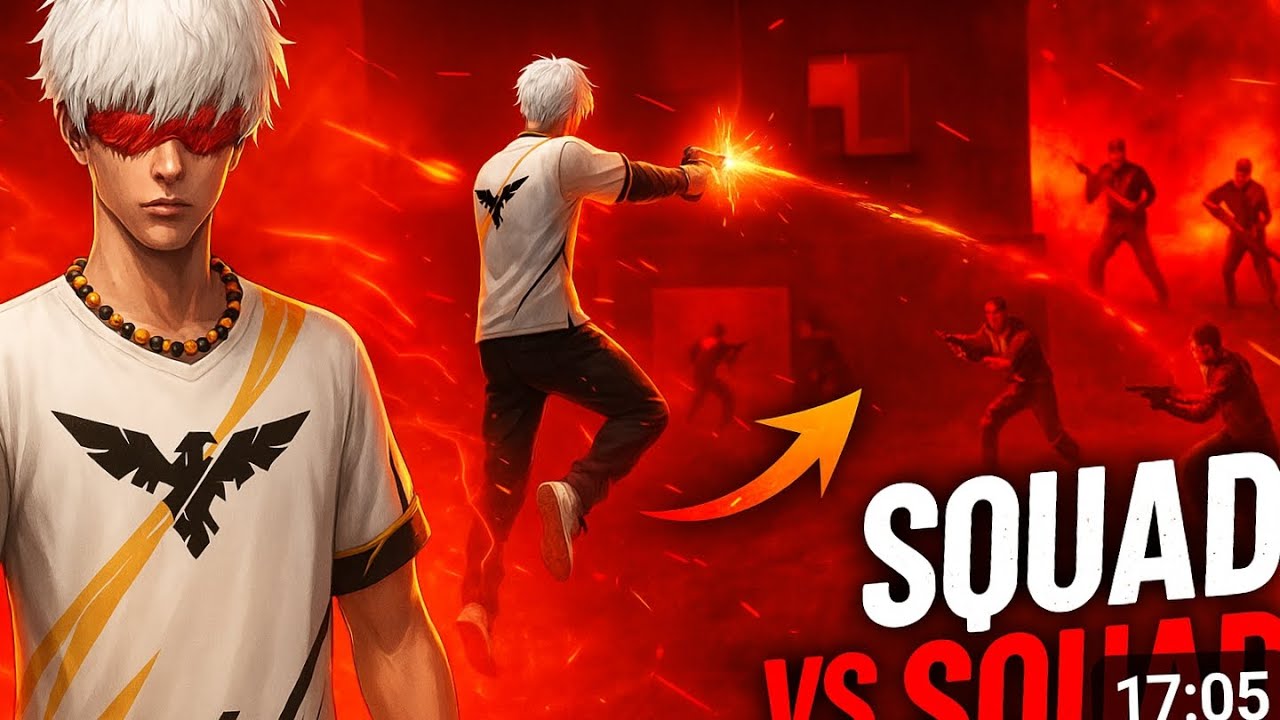 Squad vs squad 💢Br rank 💢 gameplay🎮 with💢bro🆒 Anuj headshot gameplay ...