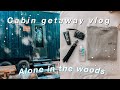 CABIN GETAWAY 2020, ALONE IN THE WOODS, CABIN TOUR, weekend getaway, travel vlog in Texas