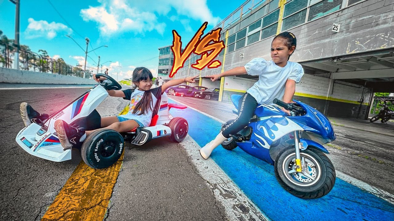 KART DE CORRIDA VS MOTINHA * qual venceu a disputa? 😃 *