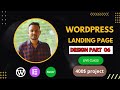 wordpress Bangla portfolio website development live class 06 Elementor pro