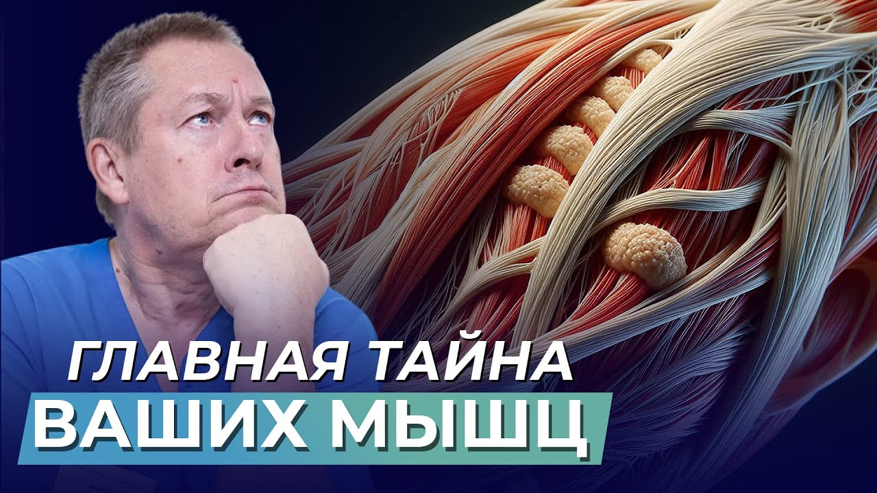 Почему мышцы - ключ к здоровью и долголетию❓ Правда о лечении мышечных болей