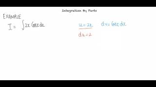 Integration By Parts